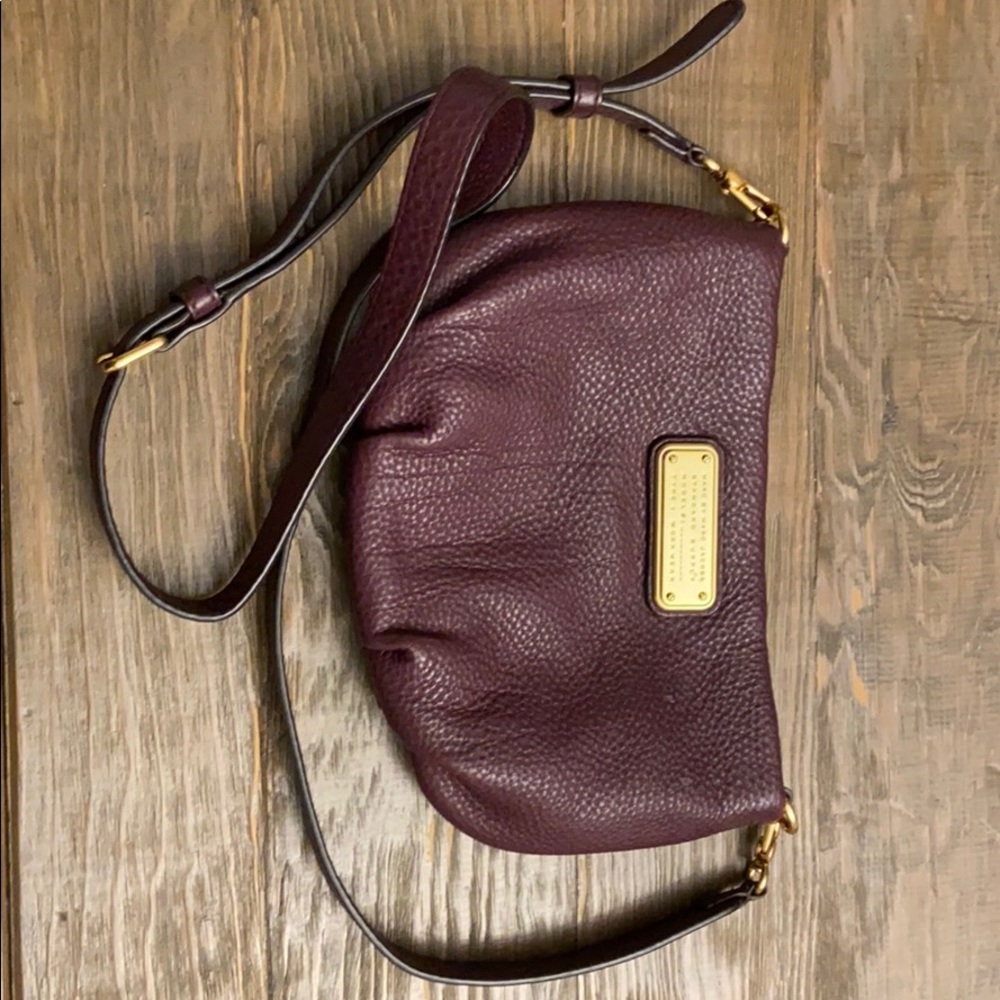 Maroon Marc Jacobs crossbody